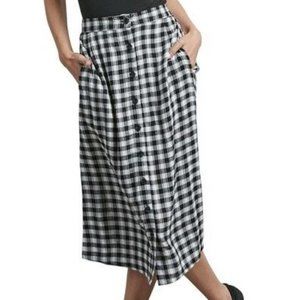 Volcom Get to Steppin' Midi A-Line Skirt